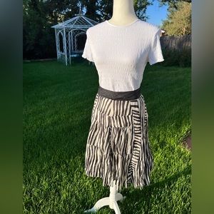 Lil Silk Stripe Skirt